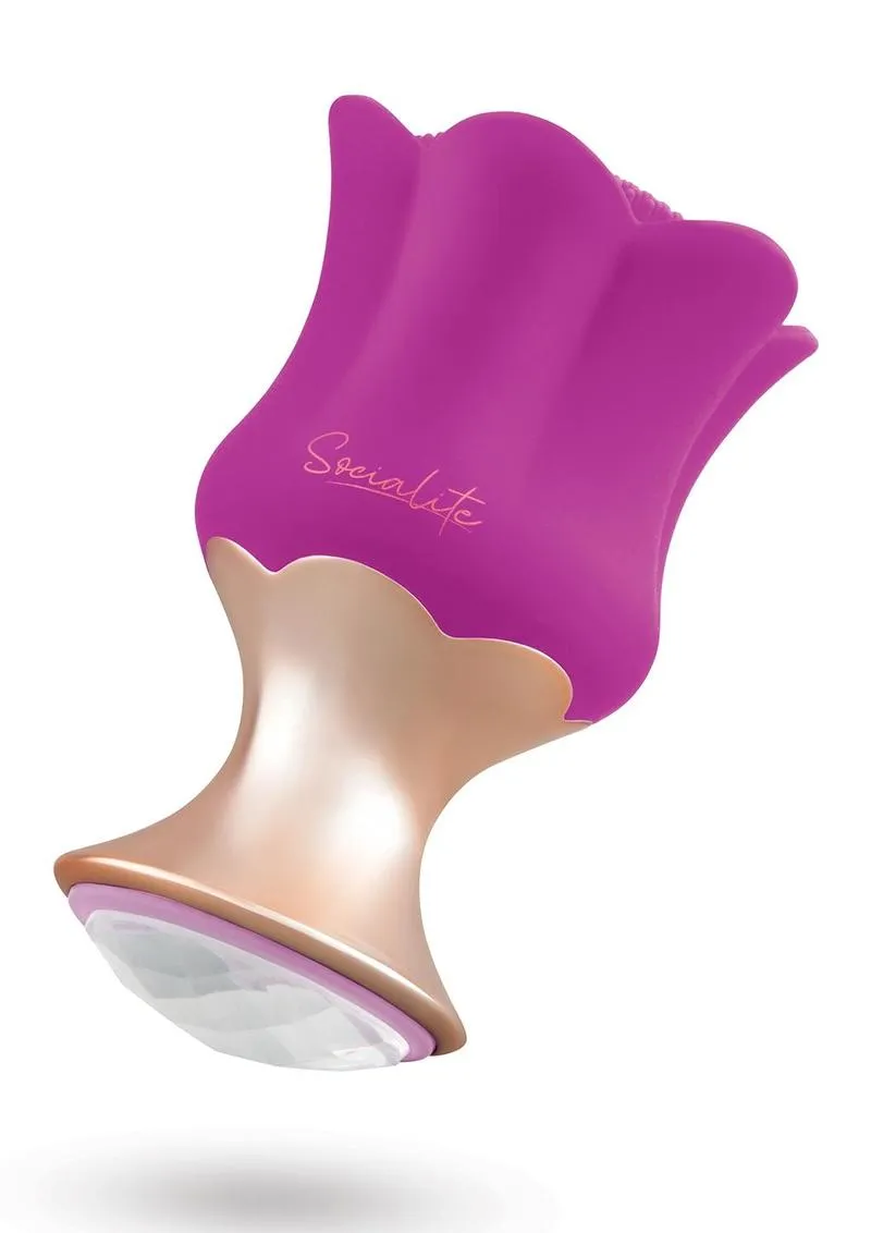Socialite OCTAN Jeweled Base Vibe with Pleasure Dots