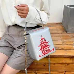 Thank you take out chain handbag