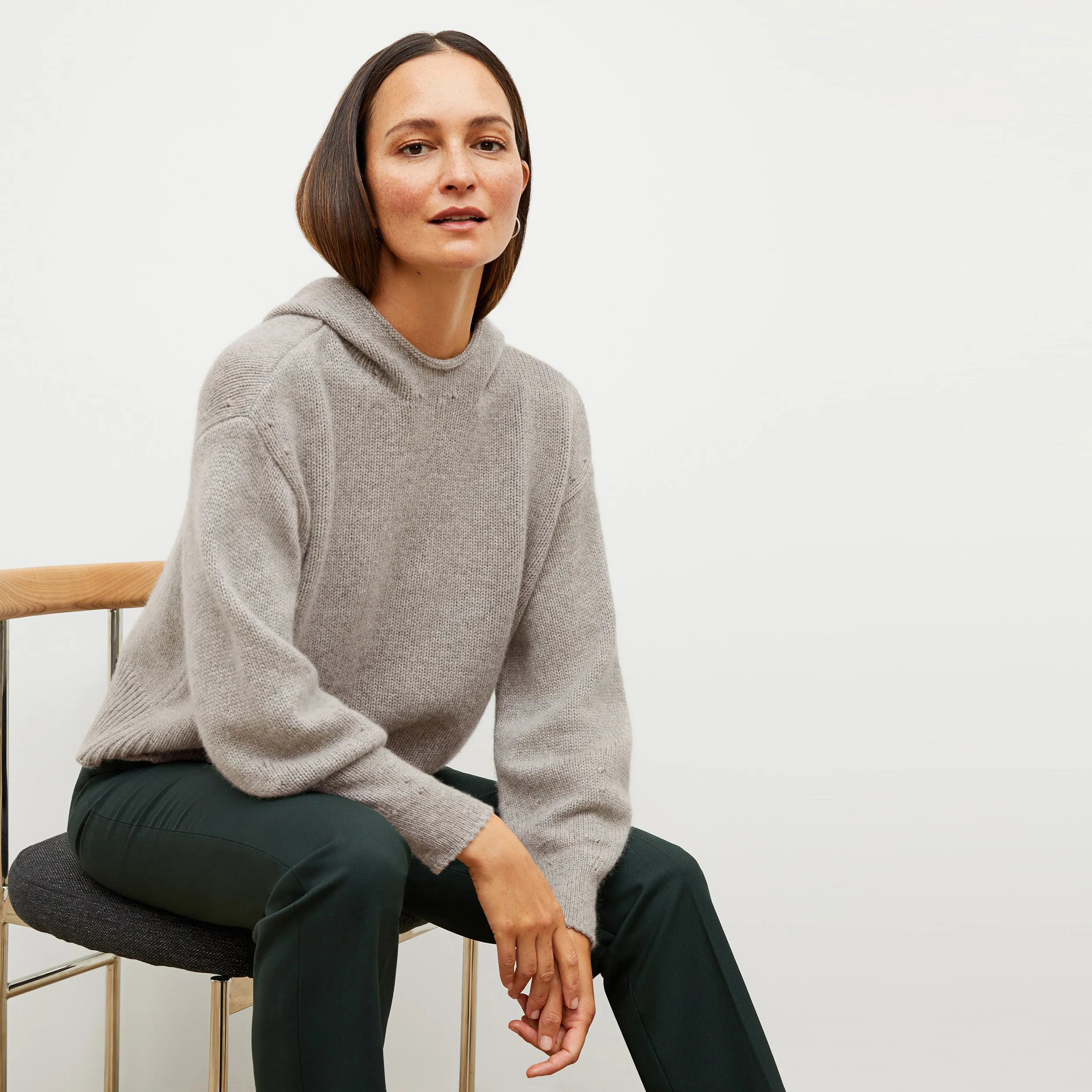 Thomas Hoodie - Plush Cashmere :: Stormcloud