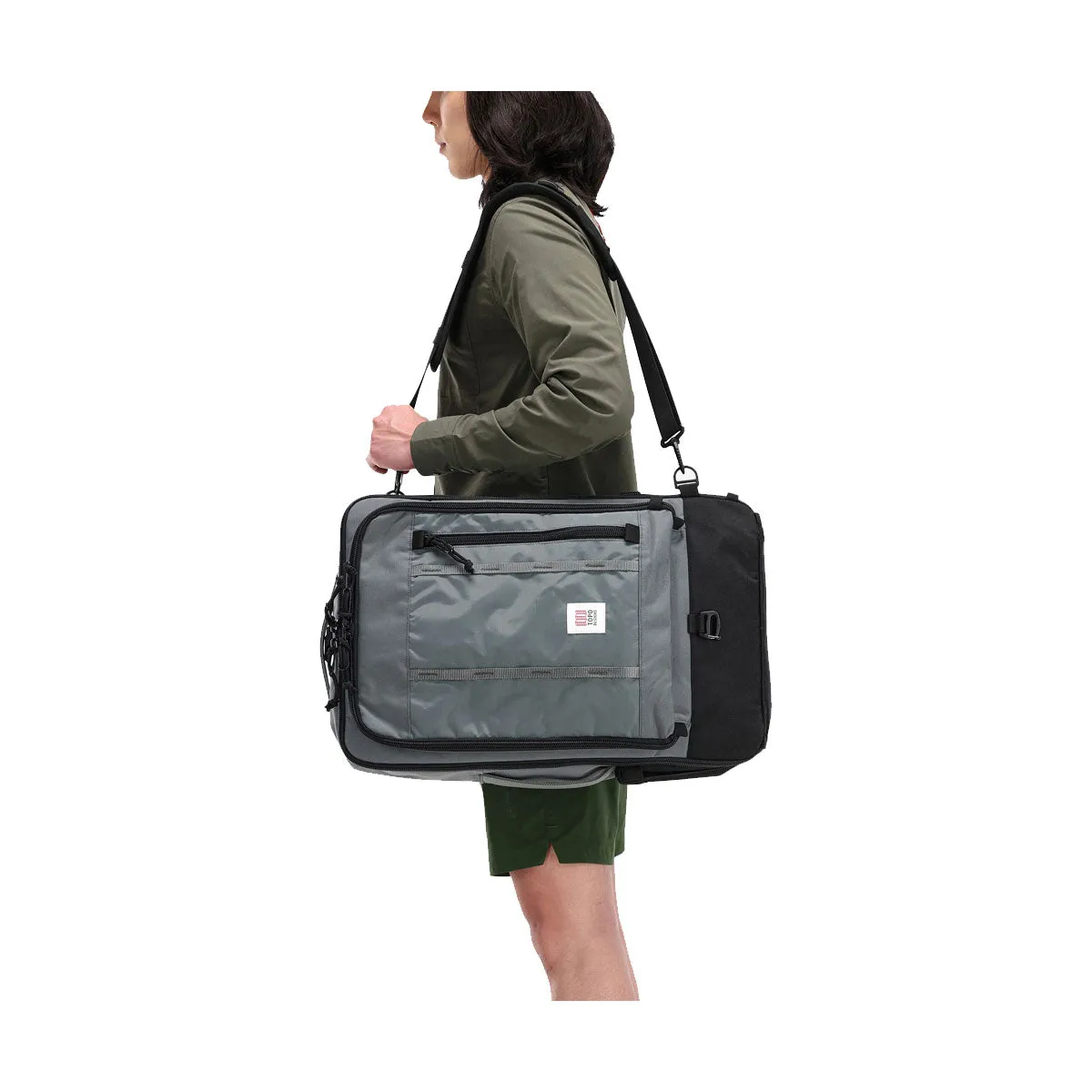 Topo Designs : Global Travel Bag 40L : Dark Denim/Burgundy
