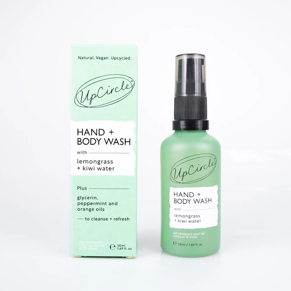 UpCircle Hand & Body Wash with Lemongrass Travel Size 50ml