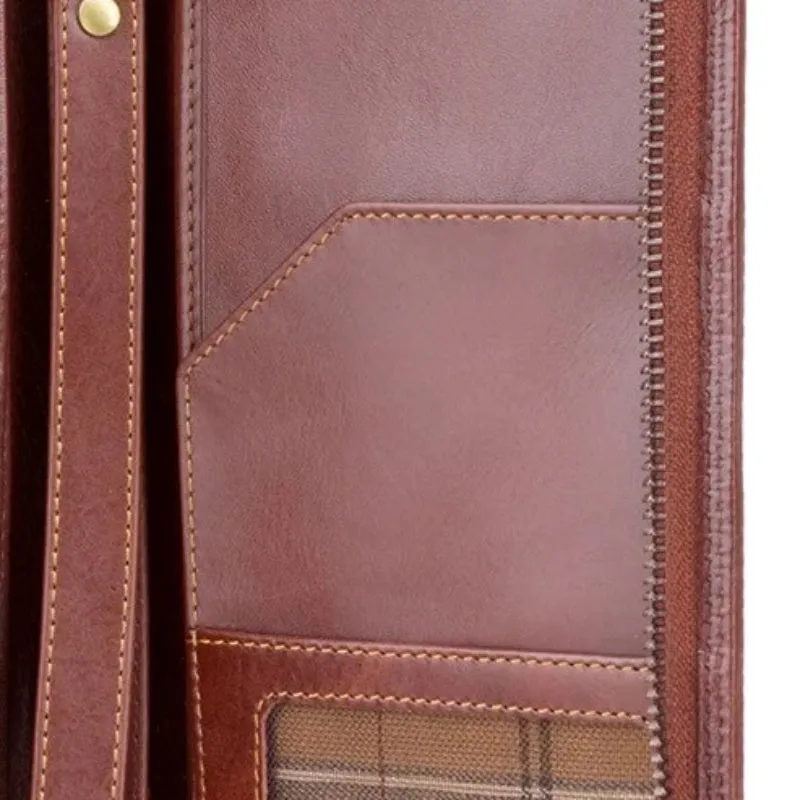 Visconti Monza Italian Brown Leather Travel Wallet MZ101