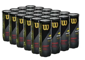 Wilson US Open Regular Duty for Clay Court and Indoor Surfaces Tennis Balls Case - 24 of 3 Ball Cans (72 balls)